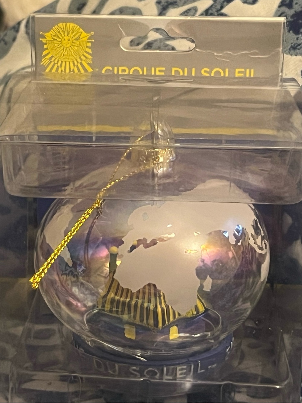 Cirque du Soleil "Canadian Mini" Circus Tent glass globe ornament